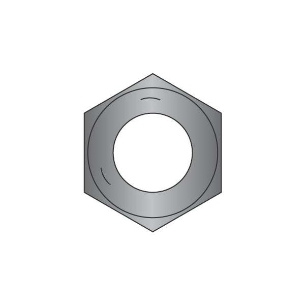 Newport Fasteners Hex Nut, 5/16"-18, Steel, Grade 5, Black Oxide, 17/64 in Ht, 3000 PK 361152 - main